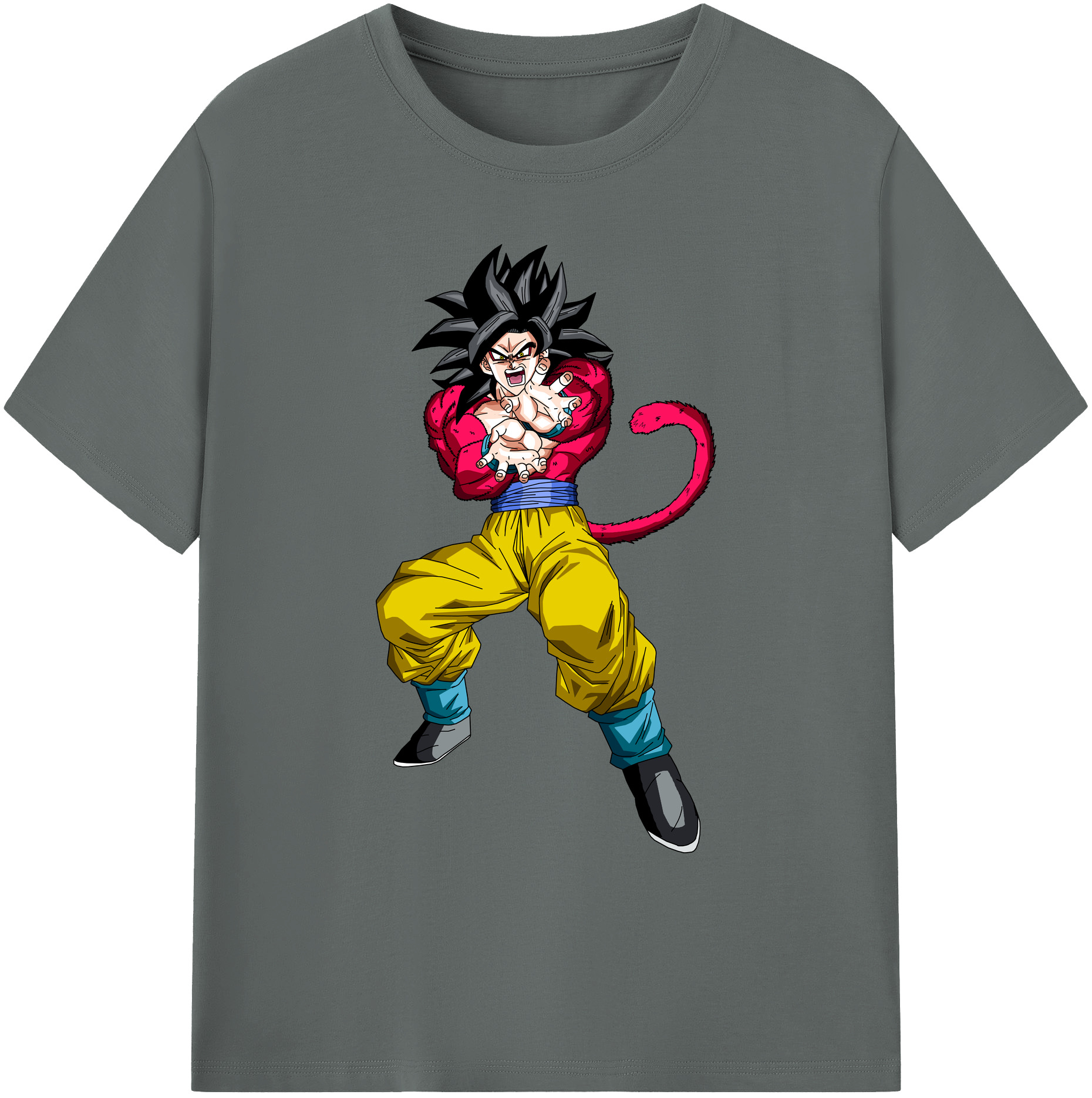 （画像用） ドラゴンボール 孫悟空（そん ごくう）Son Goku カカロット DRAGON BALL Kakarotto 綿100％ メンズ半袖Tシャツ｜肌触りやわらか＆通気性